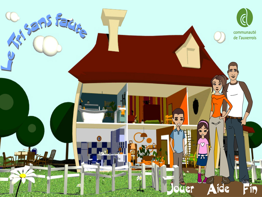 Jeu Flash sur le tri s�lectif