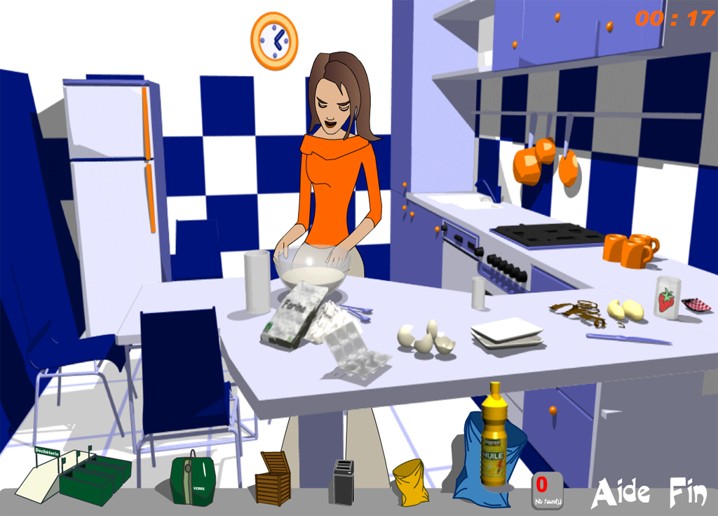 Jeu Flash sur le tri s�lectif