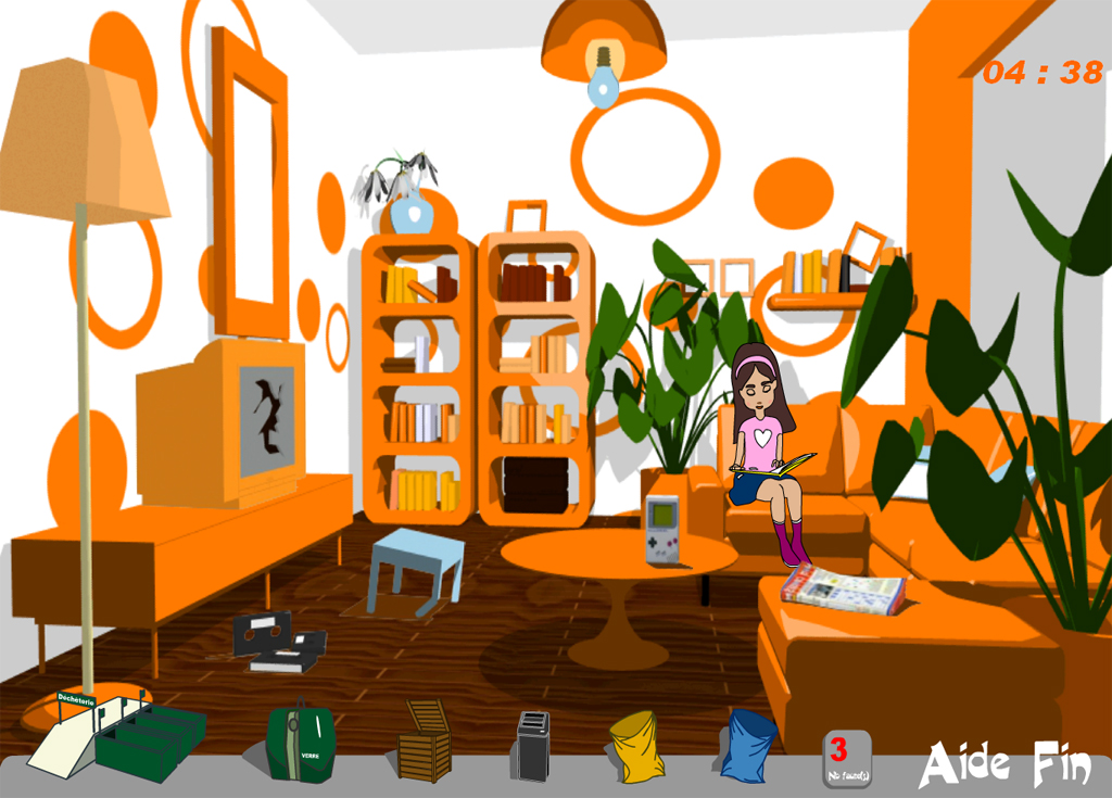 Jeu Flash sur le tri s�lectif