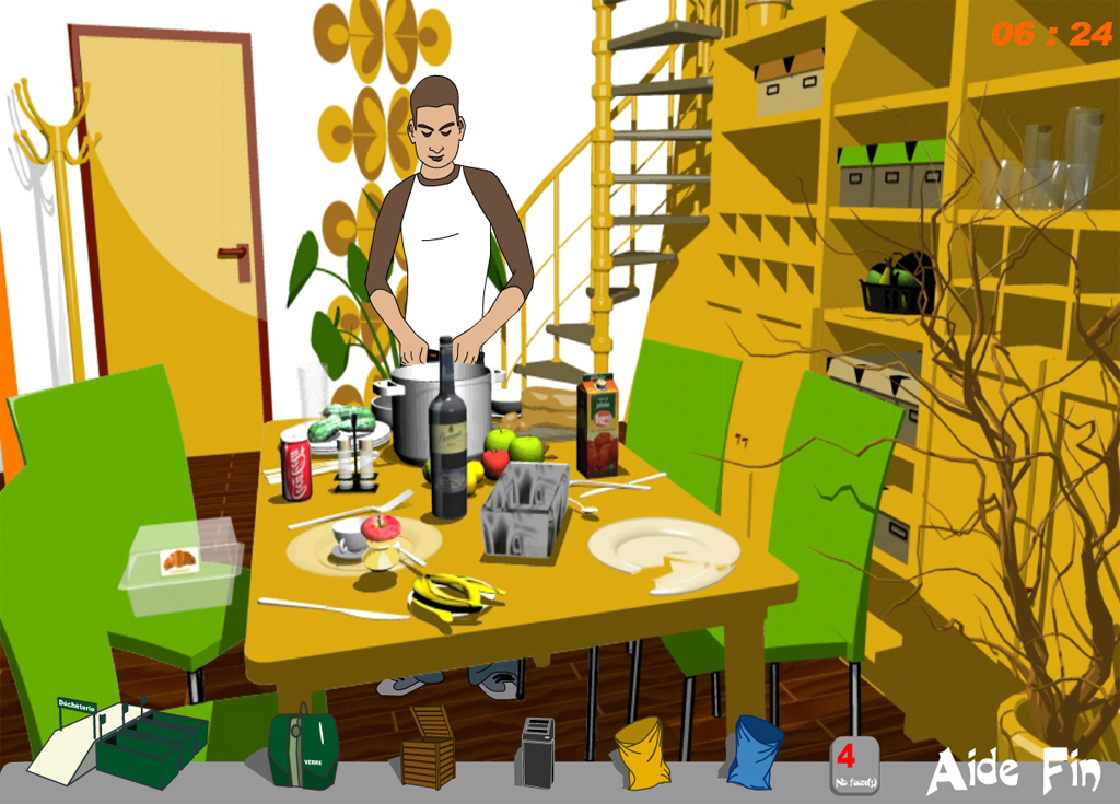 Jeu Flash sur le tri s�lectif