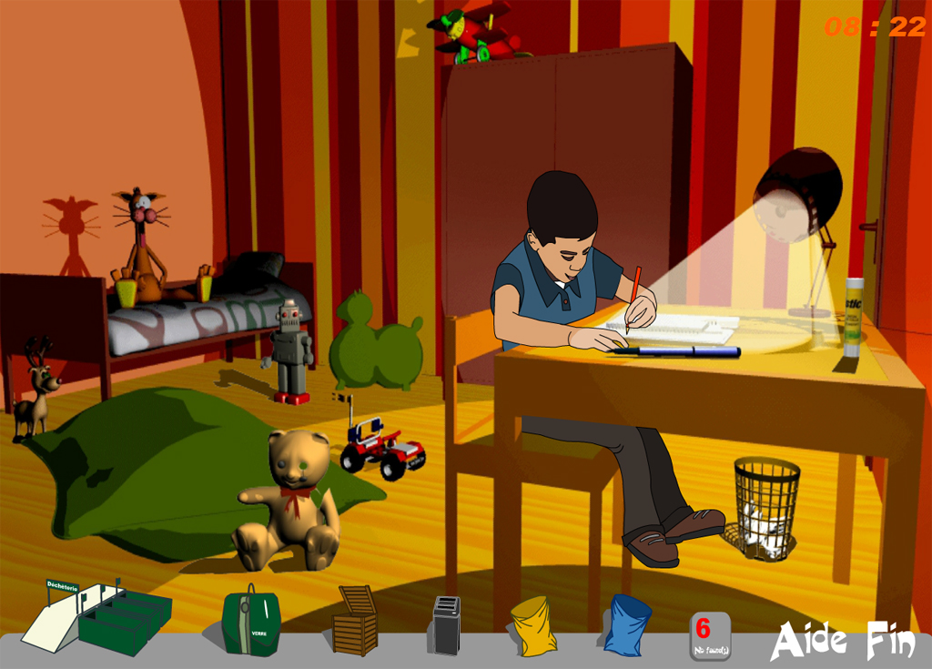 Jeu Flash sur le tri s�lectif