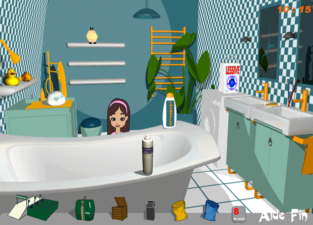 Jeu Flash sur le tri s�lectif